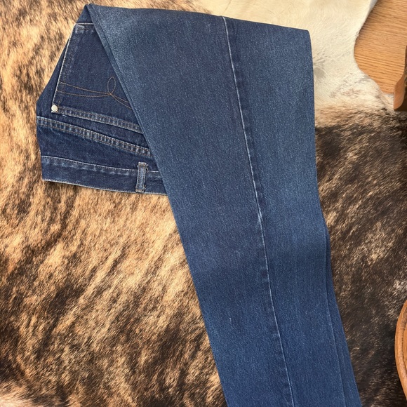 Vintage Posted brand jeans- size 9/10 still starched extra heavy from cleaners. - Picture 2 of 3